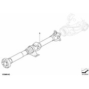 BMW Manual Drive Shaft Gearbox (L=1539Mm) - Genuine BMW 26107572907