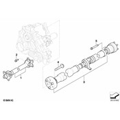 BMW Drive Shaft Assy Rear (L=1444Mm) - Genuine BMW 26107573493