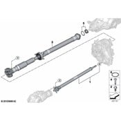 BMW Drive Shaft - Genuine BMW 26108834951