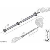 BMW Drive Shaft - Genuine BMW 26108846090
