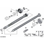 MINI Driveshaft Center Support - Genuine MINI 26127600227