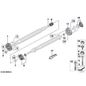 BMW Drive Shaft Center Support Bearing - Genuine BMW 26128848464