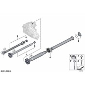 BMW Drive Shaft Assy Front (L=705mm) - Genuine BMW 26207556019