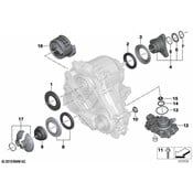 BMW Transfer Case Output Shaft Seal - Genuine BMW 27109485005
