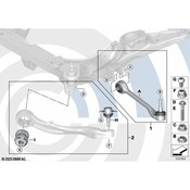 BMW Tension Strut Repair Kit - Genuine BMW 31102348042