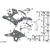 BMW Cross-Member Front Axle Support - Genuine BMW 31106858206