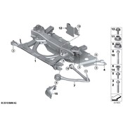 BMW Crash Lever Left - Genuine BMW 31106864661