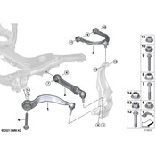 BMW Lateral Arm and Ball Joint Assembly - Genuine BMW 31106886910
