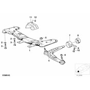 BMW Front Axle Support - Genuine BMW 31111130707