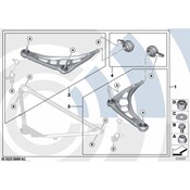 BMW Wishbone Set (Value Line) - Genuine BMW 31122157594