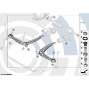 BMW Wishbone Set (Value Line) - Genuine BMW 31122157596