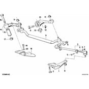 BMW Left Tie Rod Lever - Genuine BMW 31131133557