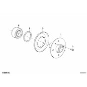 BMW Wheel Hub - Genuine BMW 31211130549