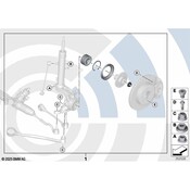 BMW Repair Kit, Wheel Bearing, Front Value Line - Genuine BMW 31222229524