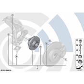 Mini Service Kit Wheel Bearing Front (Value Line) - Genuine Mini 31222318457