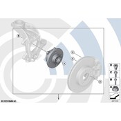 MINI Repair Kit, Wheel Bearing, Front Value Line - Genuine MINI 31222361234