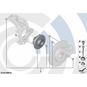 MINI Repair Kit, Wheel Bearing, Front Value Line - Genuine MINI 31222444419