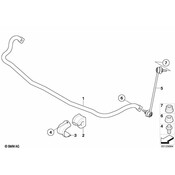 BMW Sway Bar Bushing - Genuine BMW 31303413134