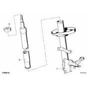 BMW Shock Leg - Genuine BMW 31311123615