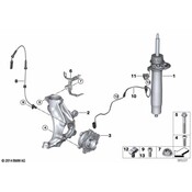 BMW Strut Assembly - Genuine BMW 31312284787