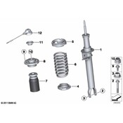 BMW Strut Assembly - Genuine BMW 31312284846