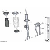 BMW Suspension Strut - Genuine BMW 31316866613