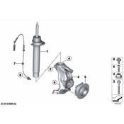 BMW Suspension Strut - Genuine BMW 31316873738