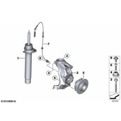 BMW Suspension Strut - Genuine BMW 31316873765