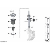 BMW Suspension Strut - Genuine BMW 31316879193