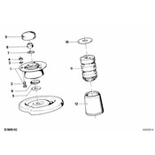 BMW Strut Mount - Genuine BMW 31331121552