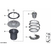 BMW Coil Spring - Genuine BMW 31337853270