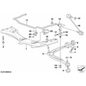 BMW Suspension Stabilizer Bar - Genuine BMW 31351091198