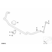 BMW Suspension Stabilizer Bar - Genuine BMW 31351095296