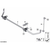 BMW Suspension Stabilizer Bar - Genuine BMW 31352284460