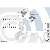 Mini Cooper Suspension Strut Mount Kit (Value Line) - Genuine Mini 31352318480