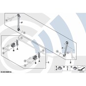 BMW Repair Kit Rubber Mount Anti-Roll Bar (Value Line) - Genuine BMW 31352347942