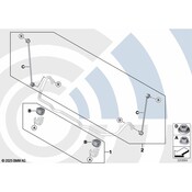 BMW Repair Kit Anti-Roll Bar Links (Value Line) - Genuine BMW 31352347949