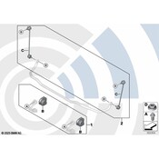 BMW Suspension Stabilizer Bar Link Front Left - Genuine BMW 31352357881