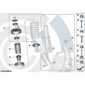 BMW Repair Kit, Support Bearing Value Line - Genuine BMW 31352413619