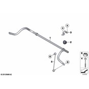 MINI Suspension Stabilizer Bar - Genuine MINI 31356772751
