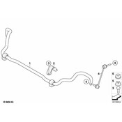 BMW Suspension Stabilizer Bar - Genuine BMW 31356774737