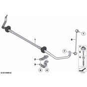 BMW Stabilizer Front With Rubber Mounting - Genuine BMW 31356781646