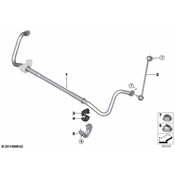 BMW Suspension Stabilizer Bar - Genuine BMW 31358011850