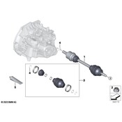 MINI Axle Shaft Assembly - Genuine MINI 31608605473