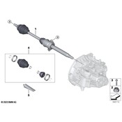 MINI CV Axle Assembly - Genuine MINI 31608605474