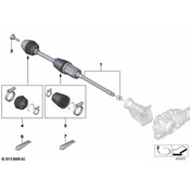 BMW CV Axle Assembly - Genuine BMW 31608639520