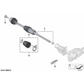 BMW CV Axle Assembly - Genuine BMW 31608643184