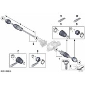 BMW CV Axle Assembly - Genuine BMW 31608675013