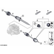 MINI CV Axle Assembly - Genuine MINI 31609806468