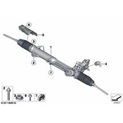 BMW Rack and Pinion Assembly - Genuine BMW 32105A41179